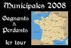 R&eacute;sultats des municipales 1er tour
