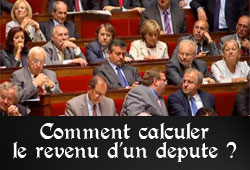 Le revenu d'un député