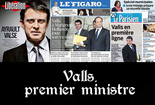 Valls, premier ministre