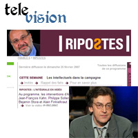 Alain Finkielkraut à Ripostes