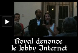 Royal et le lobby Internet