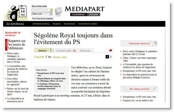 Royal, stratégie d'évitement du PS