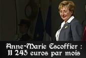 Le salaire de la ministre Anne-Marie Escoffier : 11 245 euros par mois grâce à son bonus de 1805 euros du conseil général de l'Aveyron