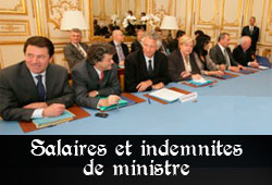 Salaire de ministre