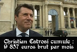 Salaire de Christian Estrosi en 2013