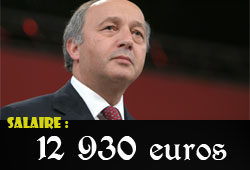 Salaire de Laurent Fabius