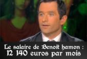 Le salaire de Benoît Hamon : 12 140 euros par mois grâce à son bonus de 2 200 euros de conseiller régional