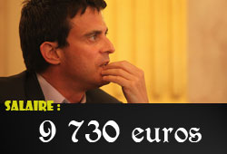 Salaire de Manuel Valls