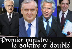 Salaire du Premier ministre