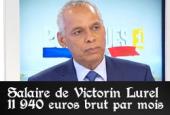 Le salaire du ministre Victorin Lurel : 11 940 euros brut par mois grâce à son bonus de 2000 euros en tant que conseiller régional de Guadeloupe