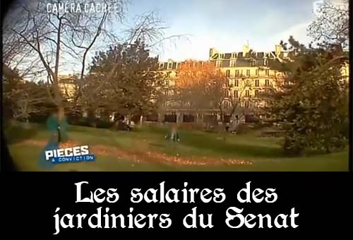 Les salaires des jardiniers du Sénat