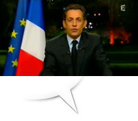 Sarkozy, le 18 février 2009
