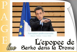 Sarkozy et l'aérodrome