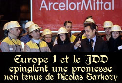 Nicolas Sarkozy à Gandrange