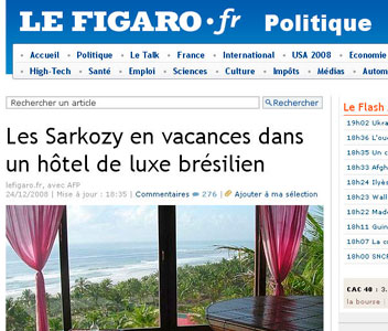Sarkozy au Brésil