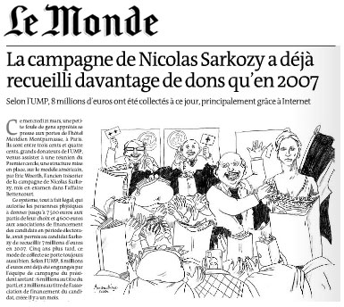 Sarkozy et les dons 2012