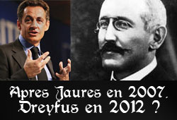 Nicolas Sarkozy et Alfred Dreyfus