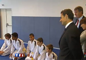 Sarkozy dans un internat d'excellence