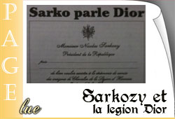 Sarkozy et la légion d'or