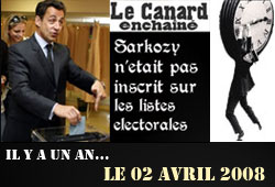 Sarkozy sur les listes électorales