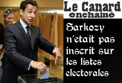 Sarkozy et les listes électorales