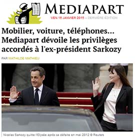 Privilèges de Sarkozy