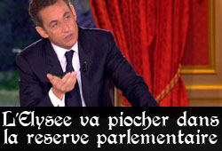 Sarkozy et la réserve parlementaire