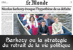 Sarkozy retraité de la politique