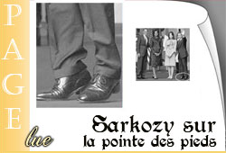 Sarkozy sur la pointe des pieds