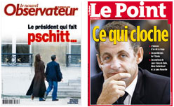 Sarkozy à la Une du Point
