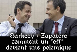 Sarkozy et Zapatero