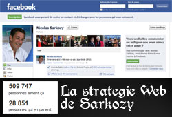 Facebook de Sarkozy en 2012