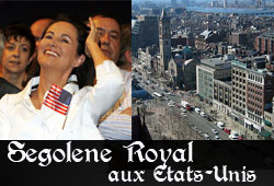 Ségolène Royal aux Etats-Unis