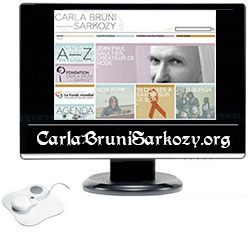 Site web de Carla Bruni