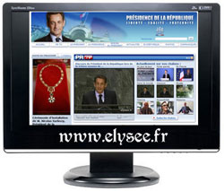 Site web de l'Elysée
