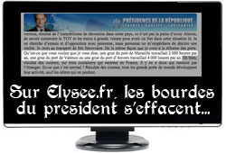 Site web de l'Elysée