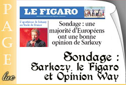 Sondage - Europe - Sarkozy