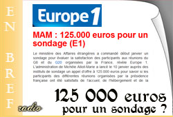 Sondage de MAM à 125 000 euros