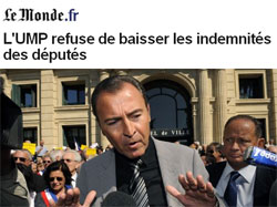 Les indemnités UMP