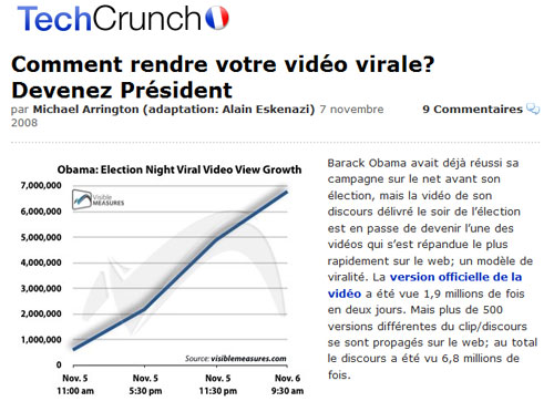 Obama su rTechcrunch