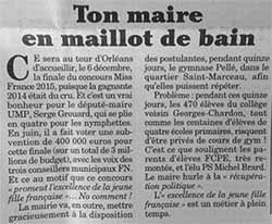 Ton maire en maillot de bain