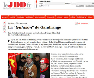 La trahison de Gandrange