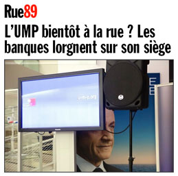 L'UMP dans la rue