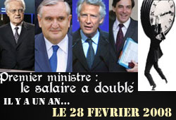 Un an après, le salaire des Premiers ministres