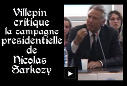 Villepin à Paris Dauphine