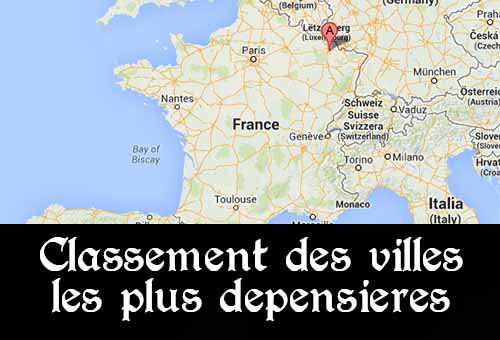 Villes les plus dépensières