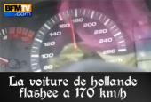 La voiture de Hollande flashée par BFM TV à 170 km/h