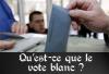 Vote blanc aux r&eacute;gionales