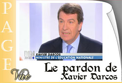 Xavier Darcos demande pardon aux enseignants