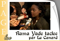 Rama Yade en Afrique du Sud